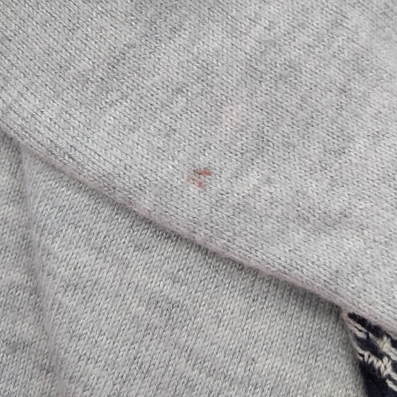 Penningtons Grey Sweater with Black & White Horizontal Stripes, Size 1X,… - Picture 9 of 9